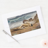 De Herfst van Icarus door Alexandre Cabanel Rechthoekige Sticker (Envelop)