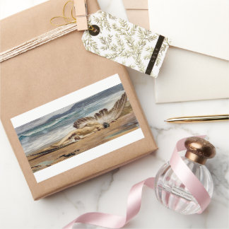 De Herfst van Icarus door Alexandre Cabanel Rechthoekige Sticker