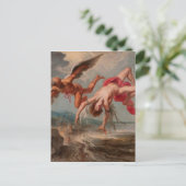 De Herfst van Icarus (door Jacob Peter Gowy) Briefkaart (Staand voorkant)