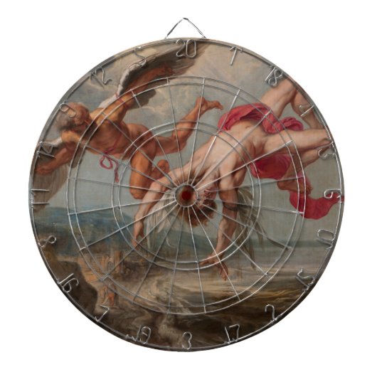 De Herfst van Icarus (door Jacob Peter Gowy) Dartbord (Voorkant)