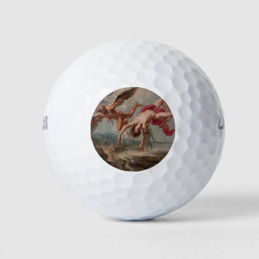 De Herfst van Icarus (door Jacob Peter Gowy) Golfballen (Voorkant)