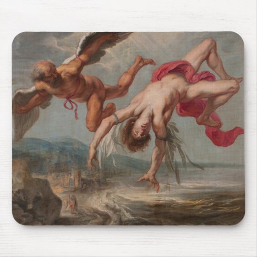 De Herfst van Icarus (door Jacob Peter Gowy) Muismat (Voorkant)