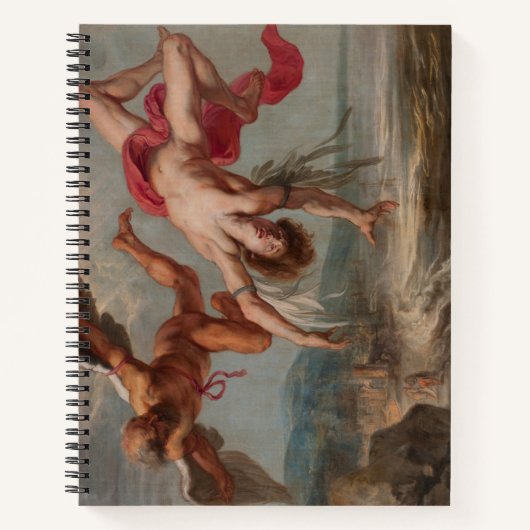 De Herfst van Icarus (door Jacob Peter Gowy) Notitieboek (Voorkant)