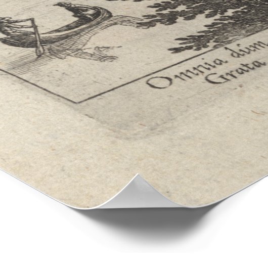 De Herfst van Icarus Poster (Hoek)