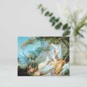 De herfst van Jean Honore Fragonard Briefkaart (Staand voorkant)