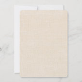 De herfst van Leaves Wedding Vow Renewal Kaart (Achterkant)