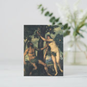 De Herfst van Man; Adam en Eva van Titiaan (Staand voorkant)