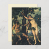 De Herfst van Man; Adam en Eva van Titiaan (Voorkant / Achterkant)