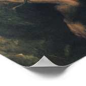 De Herfst van Man; Adam en Eva van Titiaan Poster (Hoek)