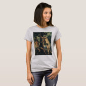 De Herfst van Man; Adam en Eva van Titiaan T-shirt (Voorkant volledig)