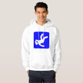 De Herfst van Man - Blauw Hoodie (Voorkant volledig)