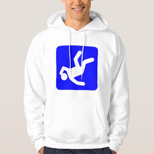 De Herfst van Man - Blauw Hoodie (Voorkant)