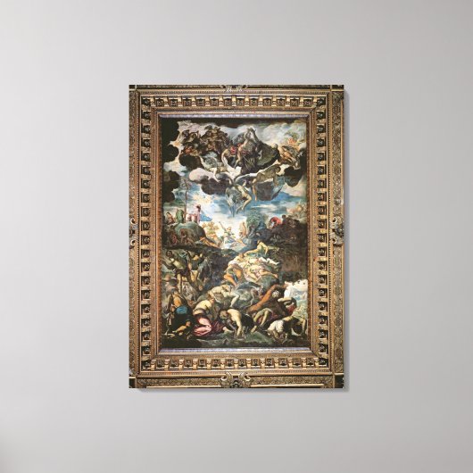 De Herfst van Man Canvas Afdruk (Voorkant)