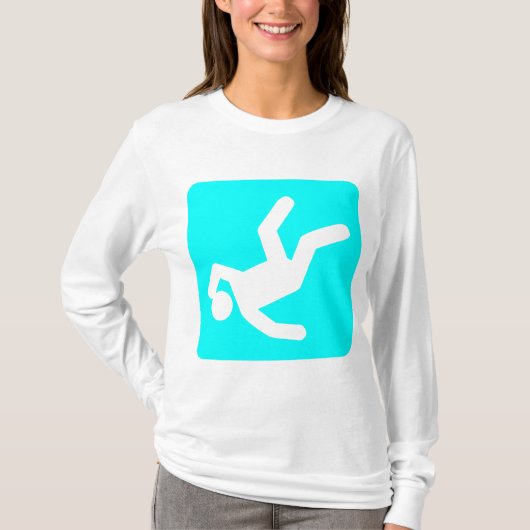 De Herfst van Man - Cyaan T-shirt (Voorkant)