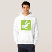 De Herfst van Man - Martian Green Hoodie (Voorkant volledig)