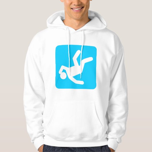 De Herfst van Man - Sky Blue Hoodie (Voorkant)