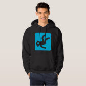De Herfst van Man - Sky Blue Hoodie (Voorkant volledig)