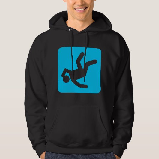 De Herfst van Man - Sky Blue Hoodie (Voorkant)
