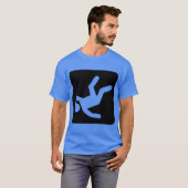 De Herfst van Man - Zwart T-shirt (Voorkant volledig)