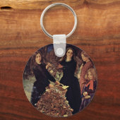De herfst van Millais John Everett Sleutelhanger (Voorkant)