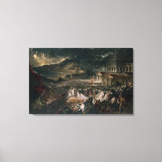 De Herfst van Nineveh Canvas Afdruk (Voorkant)