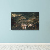 De Herfst van Nineveh Canvas Afdruk (Insitu (Houten vloer))