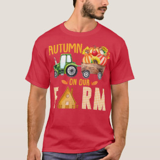 De herfst van ons Boerderij op de  pompoenen laat  T-shirt