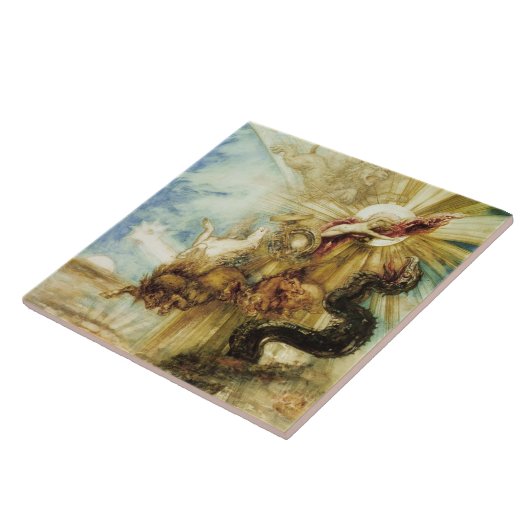 De Herfst van Phaethon (m/v op papier) Tegeltje (Zijkant)