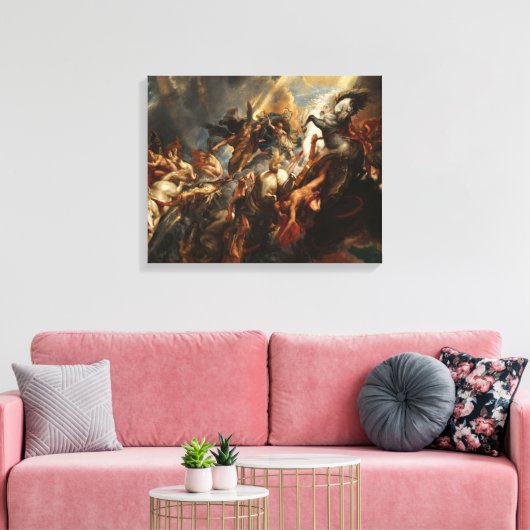 De Herfst van Phaeton Canvas Afdruk (Insitu (Woonkamer))