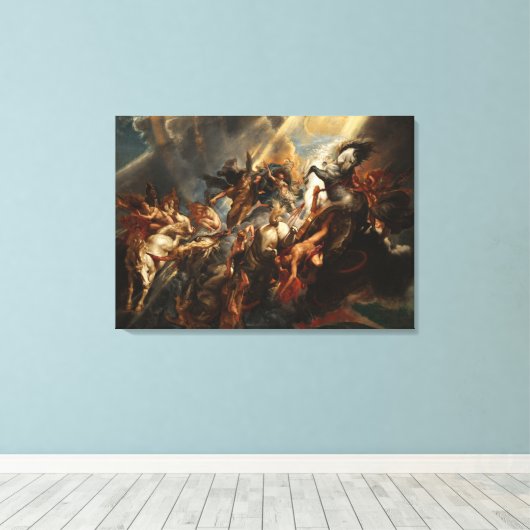 De Herfst van Phaeton Canvas Afdruk (Insitu (Houten vloer))