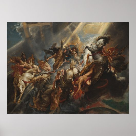 De Herfst van Phaeton – Rubens Mythology Art Print (Voorkant)