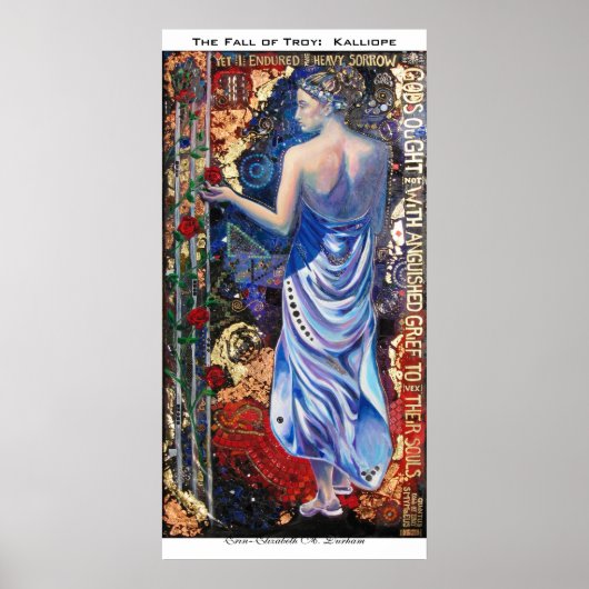 De Herfst van Troje: Kalliope Poster (Voorkant)