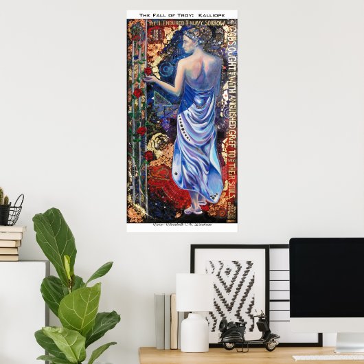 De Herfst van Troje: Kalliope Poster (Thuiskantoor)
