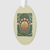 De herfst, Verandering is Magische  Stijl Acryl Ornament (voorkant)