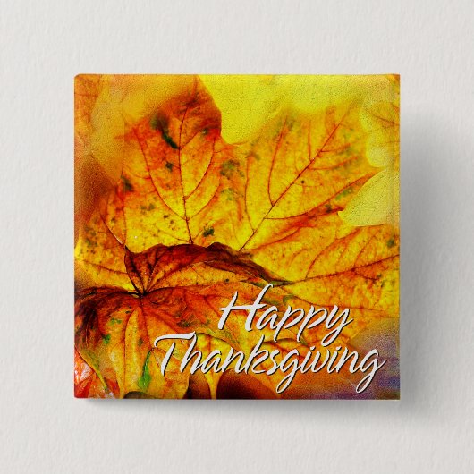 De herfst verlaat 4 Button (Voorkant)