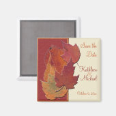 De herfst verlaat II sparen de Magneet van de Datu (Voorkant / Achterkant)