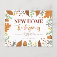 De herfst verlaat nieuw huis voor Thanksgiving