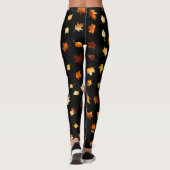 De herfst verlaat Patroon Leggings (Achterkant)