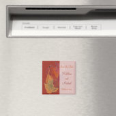 De herfst verlaat sparen de Magnet van de Datum (Insitu (Vaatwasser))