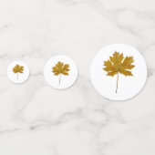 De herfst verlaat waterverf in valkleuren confetti (Voorkanten)