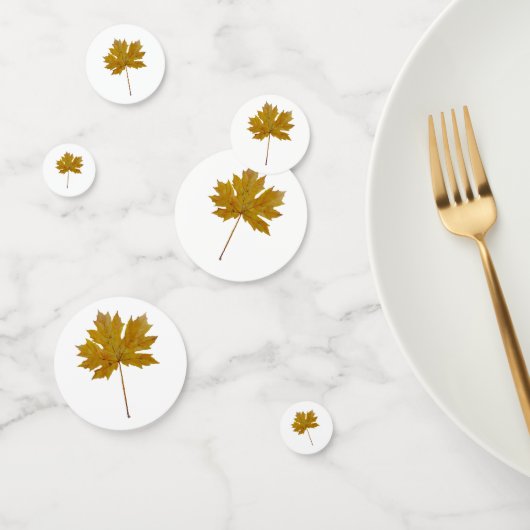 De herfst verlaat waterverf in valkleuren confetti (Groep)