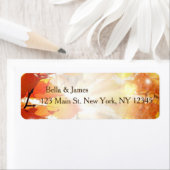 De herfst verliest de Etiketten van het Adres van  (Insitu)