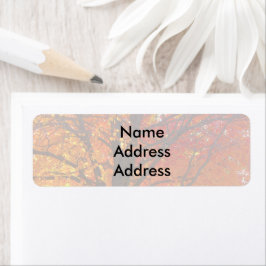 De herfst verliest de lichte Etiketten van het Adr