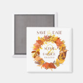 De herfst verliest groot sparen de Magnet van de D (Voorkant / Achterkant)