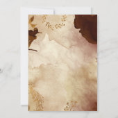 de herfst voelt elegant floral save the date kaart (Achterkant)