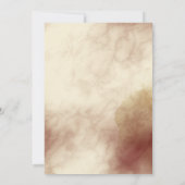 De herfst voelt oktober tonen Foto bewaart de datu Save The Date (Achterkant)