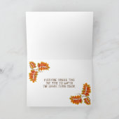 de herfst vogelverschrikkers op hooibaal kaart (Binnen)