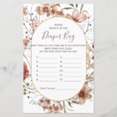 De herfst Wildbloemen raden wat er in de luier zak (Voorkant)