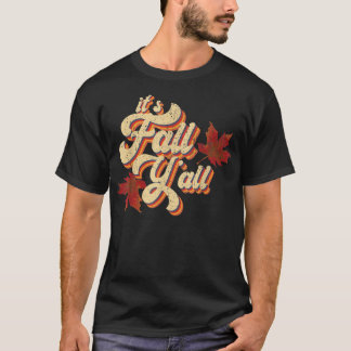 De Herfst Yall Retro  herfst Season Herfst Lea T-shirt
