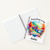 De herfstbrug van Vermont Notitieboek (Binnen)